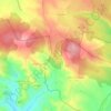 Mappa topografica Entraygues, altitudine, rilievo