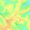 Mappa topografica Croaker, altitudine, rilievo