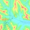 Mappa topografica Colcavagno, altitudine, rilievo