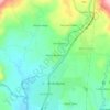 Mappa topografica Nuevo Amanecer, altitudine, rilievo