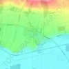 Mappa topografica Fels am Wagram, altitudine, rilievo