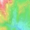 Mappa topografica Senale, altitudine, rilievo