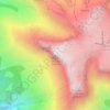 Mappa topografica Tête de la Cluse, altitudine, rilievo