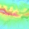 Mappa topografica Carrascal, altitudine, rilievo