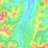 Mappa topografica Pian di Macina, altitudine, rilievo