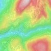 Mappa topografica Verla, altitudine, rilievo