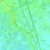 Mappa topografica Ban Dong Sawan, altitudine, rilievo