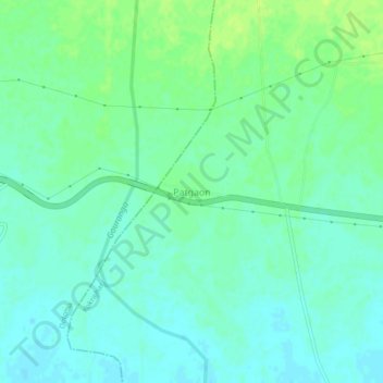 Mappa topografica Patgaon, altitudine, rilievo