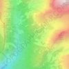 Mappa topografica Pian Meyer, altitudine, rilievo