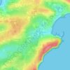 Mappa topografica Penfrat, altitudine, rilievo