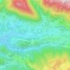 Mappa topografica Laze v Tuhinju, altitudine, rilievo
