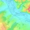 Mappa topografica Sauve Genou, altitudine, rilievo