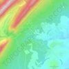 Mappa topografica Hopkins Spring, altitudine, rilievo