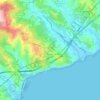 Mappa topografica Poggi, altitudine, rilievo