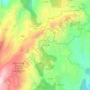 Mappa topografica Cima de Vila, altitudine, rilievo