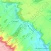 Mappa topografica Château Rouge, altitudine, rilievo