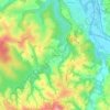 Mappa topografica Etxehasia, altitudine, rilievo