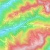 Mappa topografica Postregna / Podsriednje, altitudine, rilievo