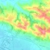 Mappa topografica Billas, altitudine, rilievo