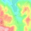 Mappa topografica Erieville, altitudine, rilievo