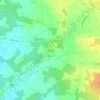 Mappa topografica Le Cluzeau, altitudine, rilievo