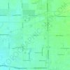 Mappa topografica Standiford, altitudine, rilievo