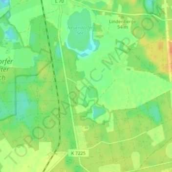 Mappa topografica Mönninghausen, altitudine, rilievo
