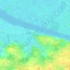 Mappa topografica La Martinière, altitudine, rilievo