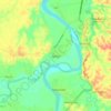 Mappa topografica Gamu, altitudine, rilievo