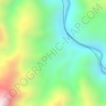 Mappa topografica Putumayo, altitudine, rilievo