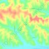 Mappa topografica Farmerstown, altitudine, rilievo