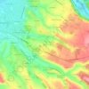 Mappa topografica Lanel, altitudine, rilievo
