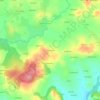 Mappa topografica Kerlagadec, altitudine, rilievo