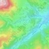 Mappa topografica Pouillas, altitudine, rilievo
