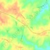Mappa topografica Beaverdam, altitudine, rilievo