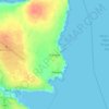 Mappa topografica Staxigoe, altitudine, rilievo