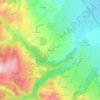 Mappa topografica Vidrieux, altitudine, rilievo