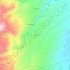 Mappa topografica San Antonio, altitudine, rilievo