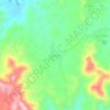 Mappa topografica Escoting, altitudine, rilievo