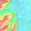 Mappa topografica Les Colonnes, altitudine, rilievo