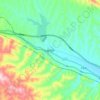Mappa topografica 重阳镇, altitudine, rilievo