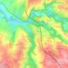 Mappa topografica Les Botteaux, altitudine, rilievo
