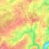 Mappa topografica Les Portes, altitudine, rilievo