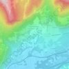 Mappa topografica Les Allues, altitudine, rilievo