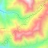 Mappa topografica Los Cocos, altitudine, rilievo