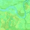 Mappa topografica De Looi, altitudine, rilievo
