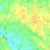 Mappa topografica La Hinchère, altitudine, rilievo