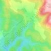 Mappa topografica Regagnas, altitudine, rilievo