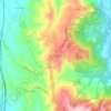 Mappa topografica San Cristoforo, altitudine, rilievo