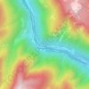 Mappa topografica Sacco all'Isarco, altitudine, rilievo